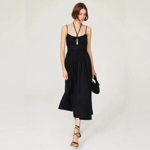 Ulla Johnson Black Freya Dress